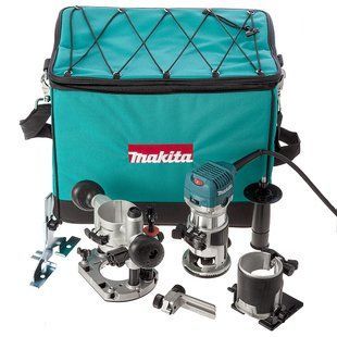 Фрезер кромковий з набором аксесуарів Makita RT0702CX2 (710 Вт, 8 мм, 10000-34000&nbsp;хв-1) RT0702CX2 фото