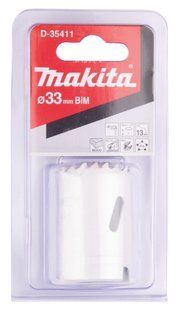 Свердло корончасте біметалеве 33 мм Makita D-35411 D-35411 фото