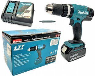 Шуруповерт с ударным режимом аккумуляторный Makita DHP453RFX8 (42 Нм, 1.5-13 мм, LXT) DHP453RFX8 фото