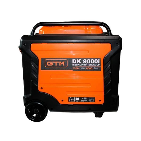 Генератор электроэнергии инверторный бензиновый GTM DK9000i (7.5/8.0 кВт, 230 В, 2.5 л/ч, 105 кг) 34092 фото