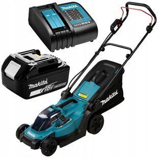 Газонокосарка акумуляторна Makita DLM330SM (33 см, 20-75 мм, 30 л, LXT) DLM330SM фото