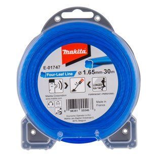 Жилка косильная 1.65 мм "четырехлистник" Makita E-01747 (30 м) E-01747 фото