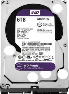 Жесткий диск 6 ТБ Western Digital WD62PURX-78 by Hikvision (6000 ГБ) 106030060 фото