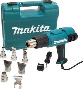 Фен технічний Makita HG6531CK (2000 Вт, 50-600 &ordm;C, 200-500 л/хв) HG6531CK фото