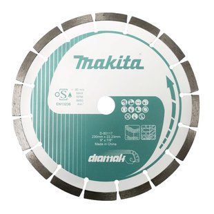 Диск алмазный сегментный по бетону 230х 22.23(20) мм Makita Diamak D-80117 D-80117 фото