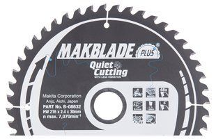 Диск пильный по дереву 216х30 мм 48T Makita Makblade Plus B-08632 B-08632 фото
