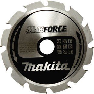 Диск пильный по дереву 190х30/20/15.88 мм 12T Makita Makforce B-08224 B-08224 фото
