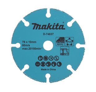 Диск з карбіду вольфраму 76 х 10 мм для Makita DMC300 (D-74837) D-74837 фото