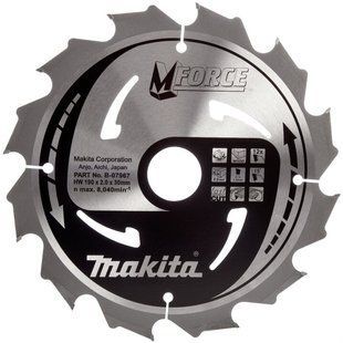 Диск пильный по дереву 190х30 мм 12T Makita M-Force B-07967 B-07967 фото