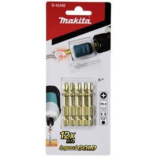 Біта торсіонна PH2 50 мм (5 шт) з насадкою Mag Booster Makita B-42488 B-42488 фото