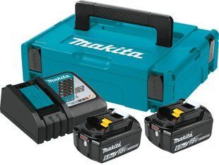 Набір акумуляторів BL1860B (2 шт) та зарядний пристрій для продукції Makita LXT (198116-4) 198116-4 фото