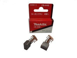 Щетки угольные Makita CB-442 для BHR261RDE, BHR261TRDE, BUC250RD, BUH550RD (194928-3) 194928-3 фото