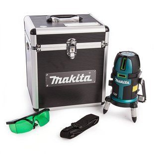 Нівелір лазерний акумуляторний Makita SK312GDZ (20 м, 4 промені, зелений, CXT, без акумулятора та зарядного пристрою) SK312GDZ фото