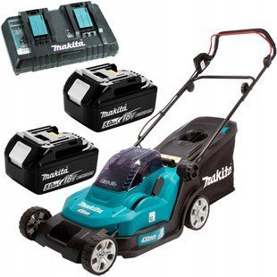 Газонокосарка акумуляторна Makita DLM432PT2 (43 см, 20-75 мм, 50 л, LXT) DLM432PT2 фото