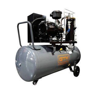 Компрессор высокого давления винтовой масляный GTM DLG7.5V/inv (200 л, 1000 л/мин, 7.5 кВт, 380-400 В, инвертор 27351 фото