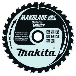 Диск пильный по дереву 255х30 мм 32T Makita Makblade Plus B-08626 B-08626 фото