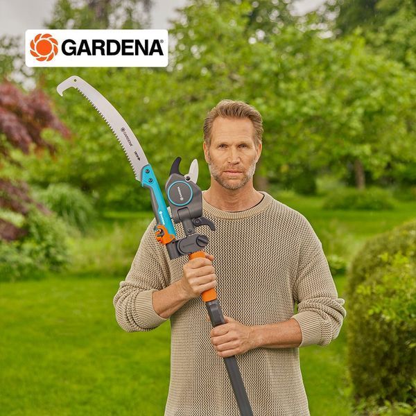 Пила садовая штанговая с крючком складная Gardena CombiSystem StarCut 12083-20 ​​(34/59.4 см, 550 г) 12083-20.000.00 фото