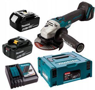 Шліфмашина кутова акумуляторна Makita DGA504RTJ (125 мм, 8500 об/хв, BL, LXT) DGA504RTJ фото