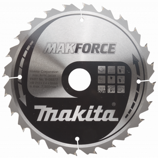 Диск пильный по дереву 210х30 мм 24T Makita Makforce B-08377 B-08377 фото