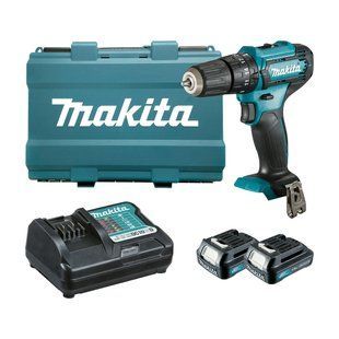 Шуруповерт с ударом аккумуляторный Makita HP333DWYE (30 Нм, 0.8-10 мм, CXT) HP333DWYE фото