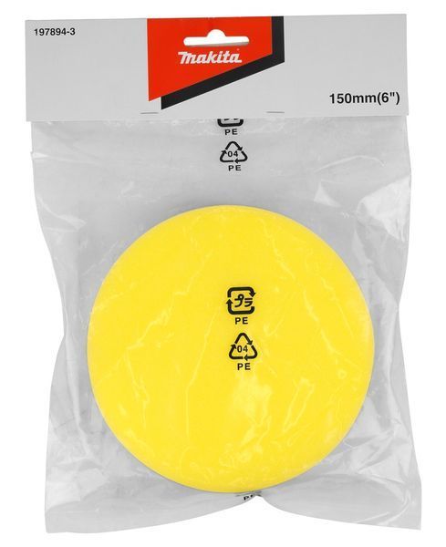 Диск полировочный губчатый 150 мм для Makita PV7000C, 9227CB, 9237CB, SA7000C, PV001G (197894-3) 197894-3 фото