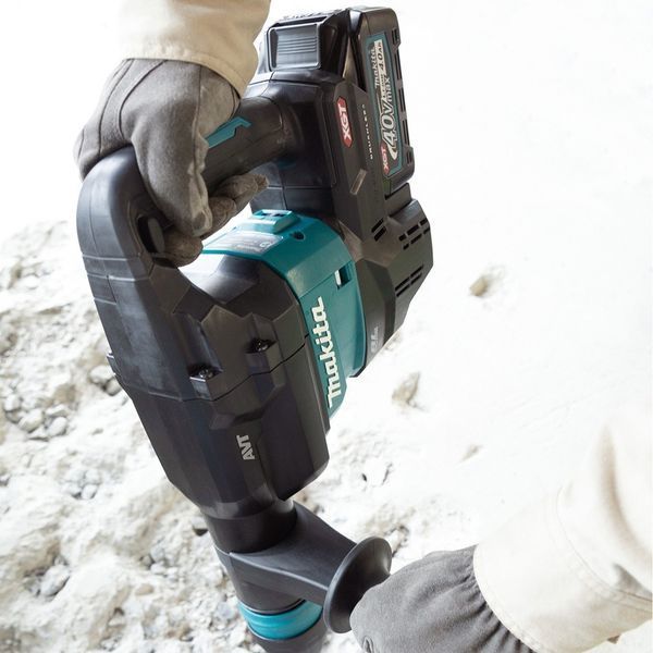 Молоток отбойный аккумуляторный Makita HM001GZ (9.4 Дж, 0-2650 мин-1, XGT, 1100 Вт, BL, SDS-MAX, AVT, 5.8 кг, без аккумуляторов и зарядного устройства) HM001GZ фото