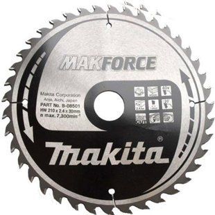 Диск пильный по дереву 210х30 мм 40T Makita Makforce B-08501 B-08501 фото