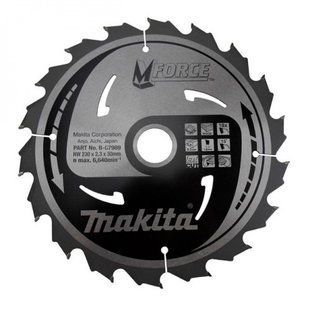 Диск пиляльний по дереву 230х30 мм 18T Makita M-Force B-07989 B-07989 фото