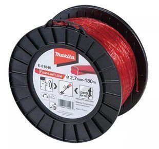 Жилка косильна 2.7 мм "чотирилисник" Makita E-01840 (180 м) E-01840 фото