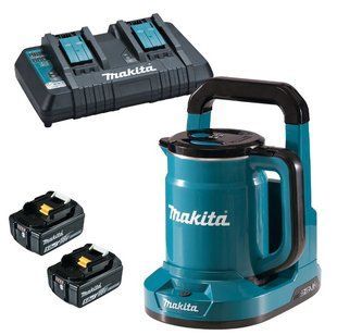 Чайник аккумуляторный Makita DKT360 BEO2 (0.8 л, LXT, комплект) DKT360_BEO2 фото