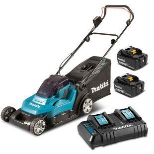 Газонокосарка акумуляторна Makita DLM432CT2 (43 см, 20-75 мм, 50 л, LXT) DLM432CT2 фото