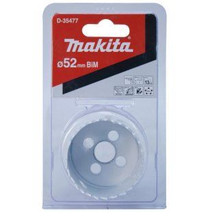 Свердло корончасте біметалеве 52 мм Makita D-35477 D-35477 фото