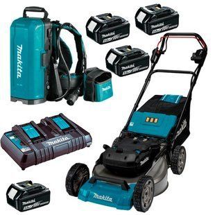 Газонокосарка акумуляторна самохідна Makita LM001C BEO2 (53 см, 20-100 мм, 70 л, BL, PDC, комплект) LM001C_BEO2 фото