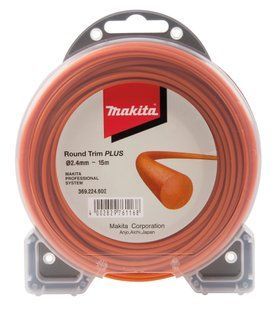 Леска косильная 2.4 мм Makita 369224602 (15 м) 369224602 фото