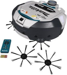 Пилосос роботизований акумуляторний Makita DRC300Z (300-600 м2, 3.0 л, BL, LXT 18 В, без акумуляторів та зарядного пристрою) DRC300Z фото