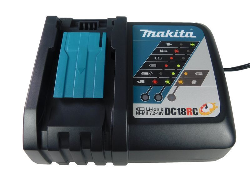 Пристрій для зарядки акумуляторів Makita LXT DC18RC (195584-2) 195584-2 фото