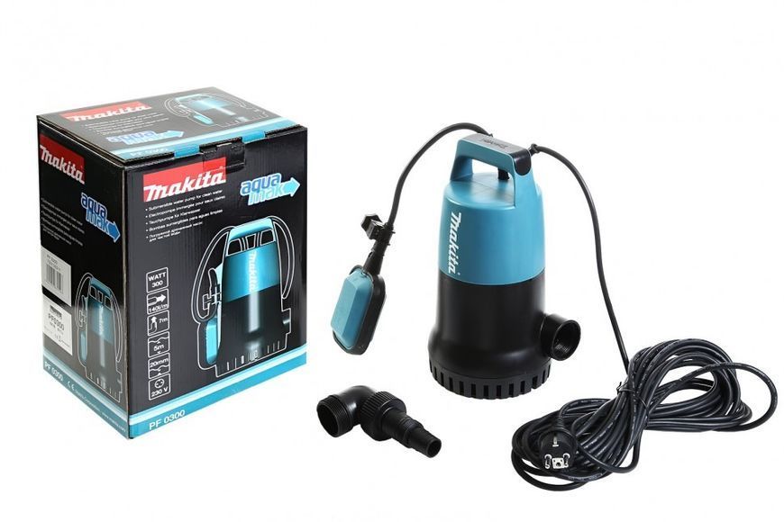 Насос занурювальний для чистої води Makita PF0300 PF0300 фото