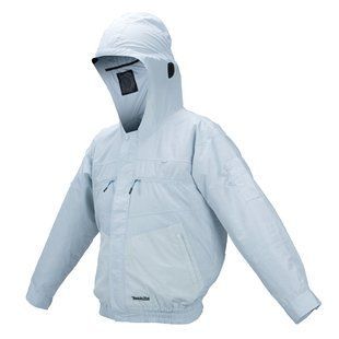 Куртка с капюшоном аккумуляторная с вентиляцией Makita DFJ207ZM (LXT, CXT, без аккумуляторов и зарядного устройства) DFJ207ZM фото