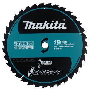 Диск пильный по дереву 415х30 мм 35T Makita Efficut E-24848 E-24848 фото