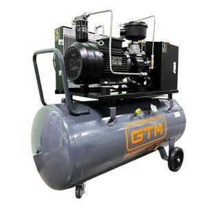 Компресор виского тиску гвинтовий GTM DLG5.5V (200 л, 680 л/хв, 5.5 кВт, 380-400 В) 27293 фото
