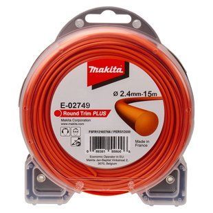 Жилка косильная "круг" 2.4 мм Makita E-02749 (15 м) E-02749 фото