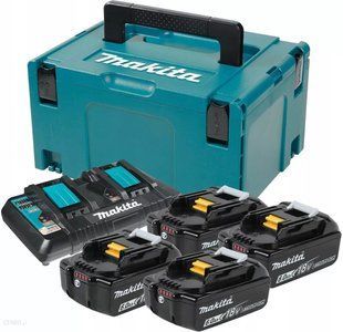 Набор аккумуляторов BL1860 (4 шт) и зарядное устройство для продукции Makita 198091-4 (LXT) 198091-4 фото