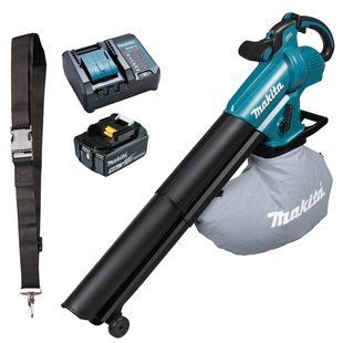 Воздуходув-пылесос аккумуляторный Makita DUB187T001 (64 м/с, 4.2 м3/мин, BL, LXT) DUB187T001 фото