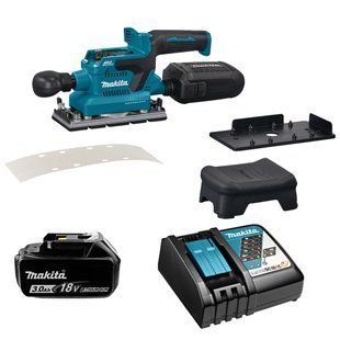 Шліфмашина вібраційна акумуляторна Makita DBO381ZU BEO1 (93x228 мм, 4000-12000 хв-1, AWS, BL, LXT) DBO381ZU_BEO1 фото