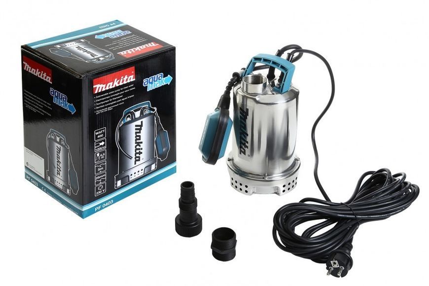 Насос занурювальний для чистої води Makita PF0403 PF0403 фото