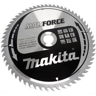 Диск пильный по дереву 270х30 мм 60T Makita Makforce B-08573 B-08573 фото