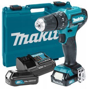 Шуруповерт с ударом аккумуляторный Makita HP333DSAE (30 Нм, 0.8-10 мм, CXT) HP333DSAE фото