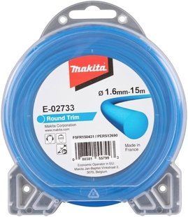 Жилка косильная "круг" 1.6 мм Makita E-02733 (15 м) E-02733 фото