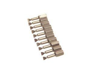Біти з плоским шліцем 5.5 х 0.8 мм (10 шт) Makita P-06199 P-06199 фото