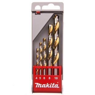 Набір свердл 4-10 мм Makita D-30514 (5 шт) D-30514 фото